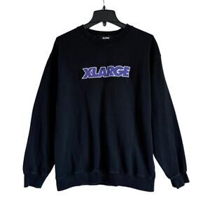 XLARGE LOGO SWEATSHIRT BLACK